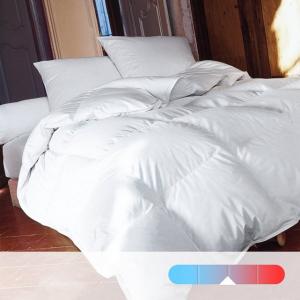 Одеяло натуральное для комфортного сна. Теплое, 50% пуха, перьев. REVERIE. Цвет: белый