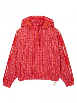 Куртка-парка с капюшоном и принтом , красный Lacoste
