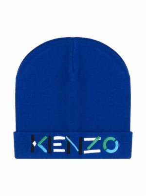Вязаная шапка с логотипом Kenzo