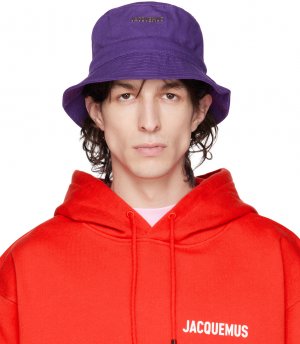 Фиолетовая шляпа Le Raphia Bob Gadjo Jacquemus