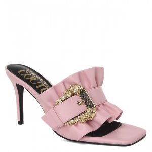 Женская обувь Versace Jeans Couture. Цвет: розовый