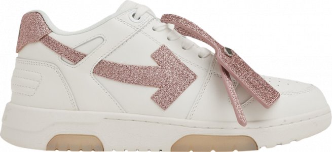 Кроссовки Wmns Out of Office White Pink Glitter, белый Off-White