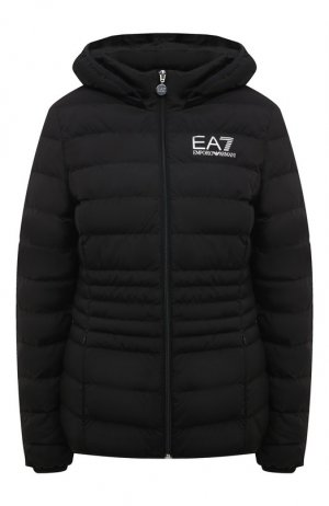 Утепленная куртка Ea 7. Цвет: чёрный