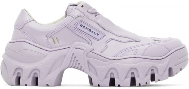 Пурпурные кожаные кроссовки Boccaccio II Apple Rombaut