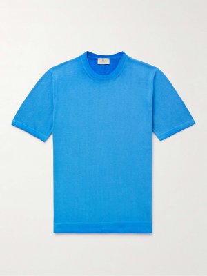 Хлопковая футболка ALTEA, синий Altea