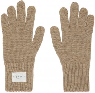 Бежевые перчатки Addison rag & bone