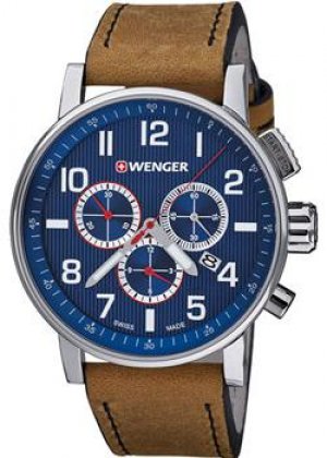 Швейцарские наручные мужские часы 01.0343.101. Коллекция Attitude Chrono Wenger