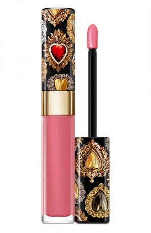 Сияющий лак для губ Shinissimo, оттенок 230 Lovely Kiss Марки (5ml) Dolce & Gabbana. Цвет: бесцветный