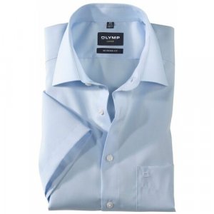 Рубашка , размер 46, голубой OLYMP. Цвет: голубой