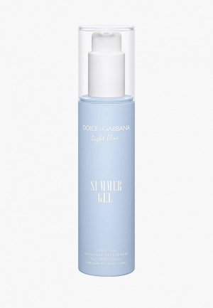 Средство после загара Dolce&Gabbana парфюмированный гель, Light Blue Summer Gel, 150 мл. Цвет: белый