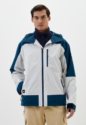 Куртка сноубордическая Quiksilver ULTRALIGHT. Цвет: белый