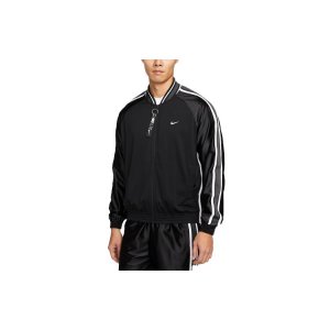 Мужская баскетбольная куртка в полоску с цветными блоками Premium Logo Print, черная DX0348-010 Nike