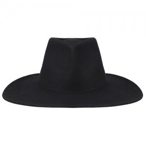 Шляпа , размер 55-57, черный SCORA. Цвет: черный