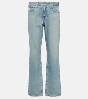 Прямые джинсы Remy с заниженной талией AG JEANS, синий Jeans