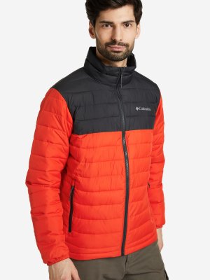 Куртка утепленная мужская Powder Lite Jacket, Оранжевый, размер 50-52 Columbia. Цвет: оранжевый