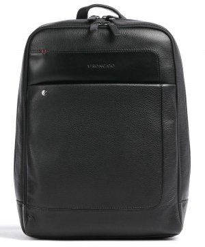 Рюкзак для ноутбука Alaska 15″ из зерненой кожи, черный Roncato