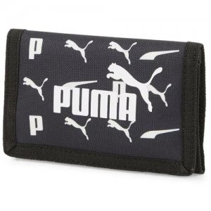 Кошелек,  Phase AOP Wallet, Мужской, размер X ; Black-Logo PUMA. Цвет: черный/синий