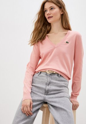 Пуловер Lacoste. Цвет: розовый