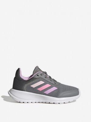 Кроссовки для девочек Tensaur Run 2.0 K, Серый adidas. Цвет: серый