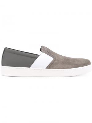 Slip-on sneakers Prada. Цвет: серый