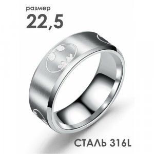Кольцо , размер 22.5, серебряный 2beMan. Цвет: серебристый