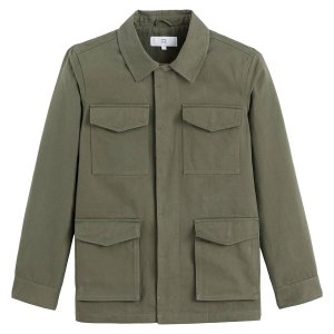 Куртка-сафари LA REDOUTE COLLECTIONS. Цвет: зеленый