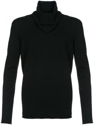 Облегающий свитер Label Under Construction. Цвет: черный