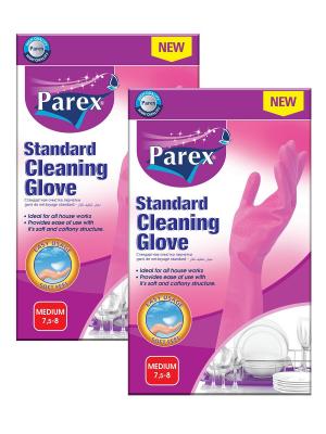 Перчатки хозяйственные Parex. Цвет: розовый