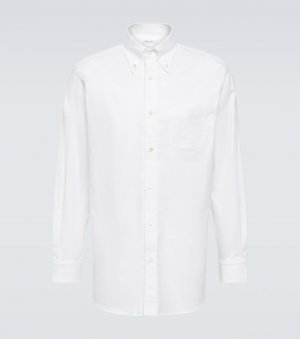 Оксфордская рубашка из хлопкового поплина agui , белый Loro Piana
