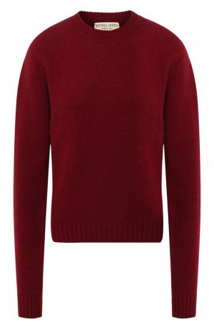 Шерстяной свитер Bottega Veneta. Цвет: коричневый