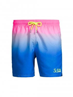 Полосатые шорты для плавания с кулиской , розовый MC2 Saint Barth