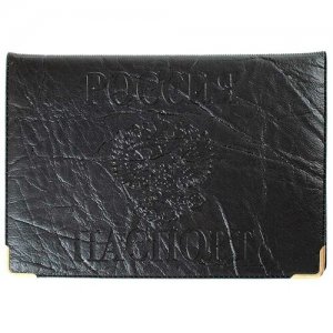 PROLEGEND Обложка на паспорт кожзам черная PL9011 PRO LEGEND. Цвет: черный