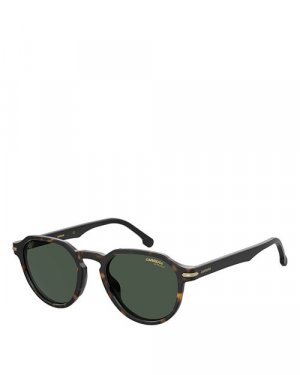 Круглые солнцезащитные очки, 50 мм , цвет Brown Carrera