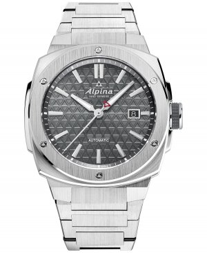 Мужские швейцарские автоматические часы Alpiner с браслетом из нержавеющей стали, 41 мм Alpina