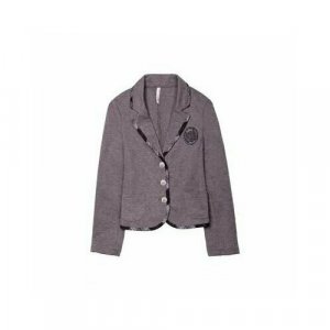 Пиджак, размер 128-64, серый Boom. Цвет: серый