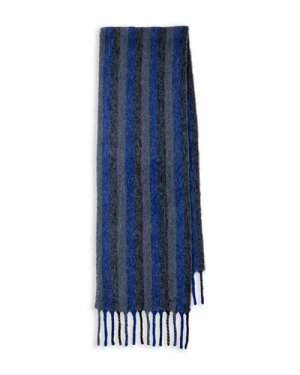 Уютный полосатый шарф , цвет Blue Paul Smith