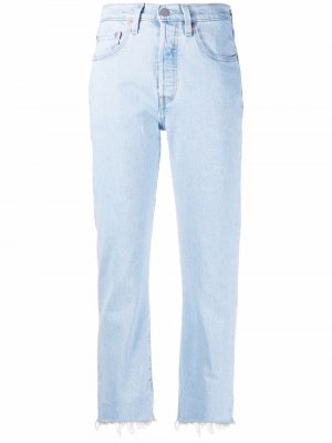 Levis укороченные джинсы 501® Original Levi's. Цвет: синий