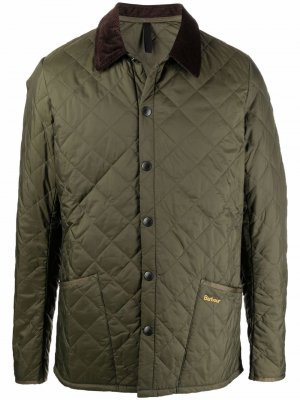 Стеганая куртка New Classic Barbour. Цвет: зеленый