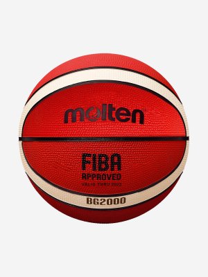 Мяч баскетбольный FIBA BG2000, Коричневый, размер 5 Molten