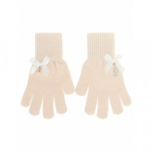 Перчатки , размер 2-3 лет, розовый mialt. Цвет: розовый/бледно-розовый