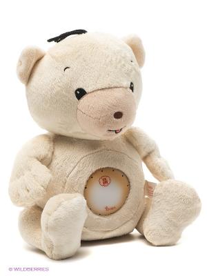 Интерактивная игрушка Медвежонок со световыми и звуковыми эффектами OUAPS. Цвет: бежевый