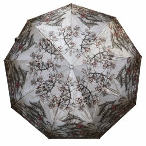 Смарт-зонт , серый Crystel Eden. Цвет: серый