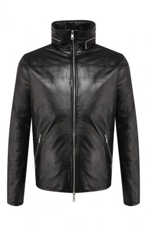 Кожаная куртка Giorgio Brato. Цвет: черный
