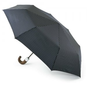 Зонт, синий, серый FULTON. Цвет: синий