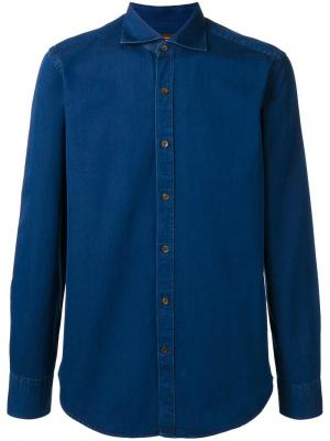 Джинсовая рубашка Tods Tod's. Цвет: синий