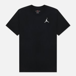 Мужская футболка Jumpman Embroidered Crew Jordan. Цвет: чёрный