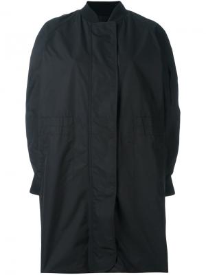 Объемное пальто Ahirain. Цвет: чёрный