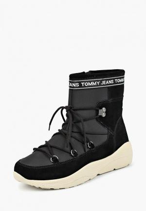 Полусапоги Tommy Jeans TO052AWBHQN1. Цвет: черный