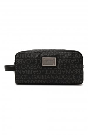 Текстильный несессер Dolce & Gabbana. Цвет: серый