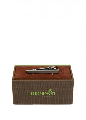 Темно-серый зажим для галстука Thompson